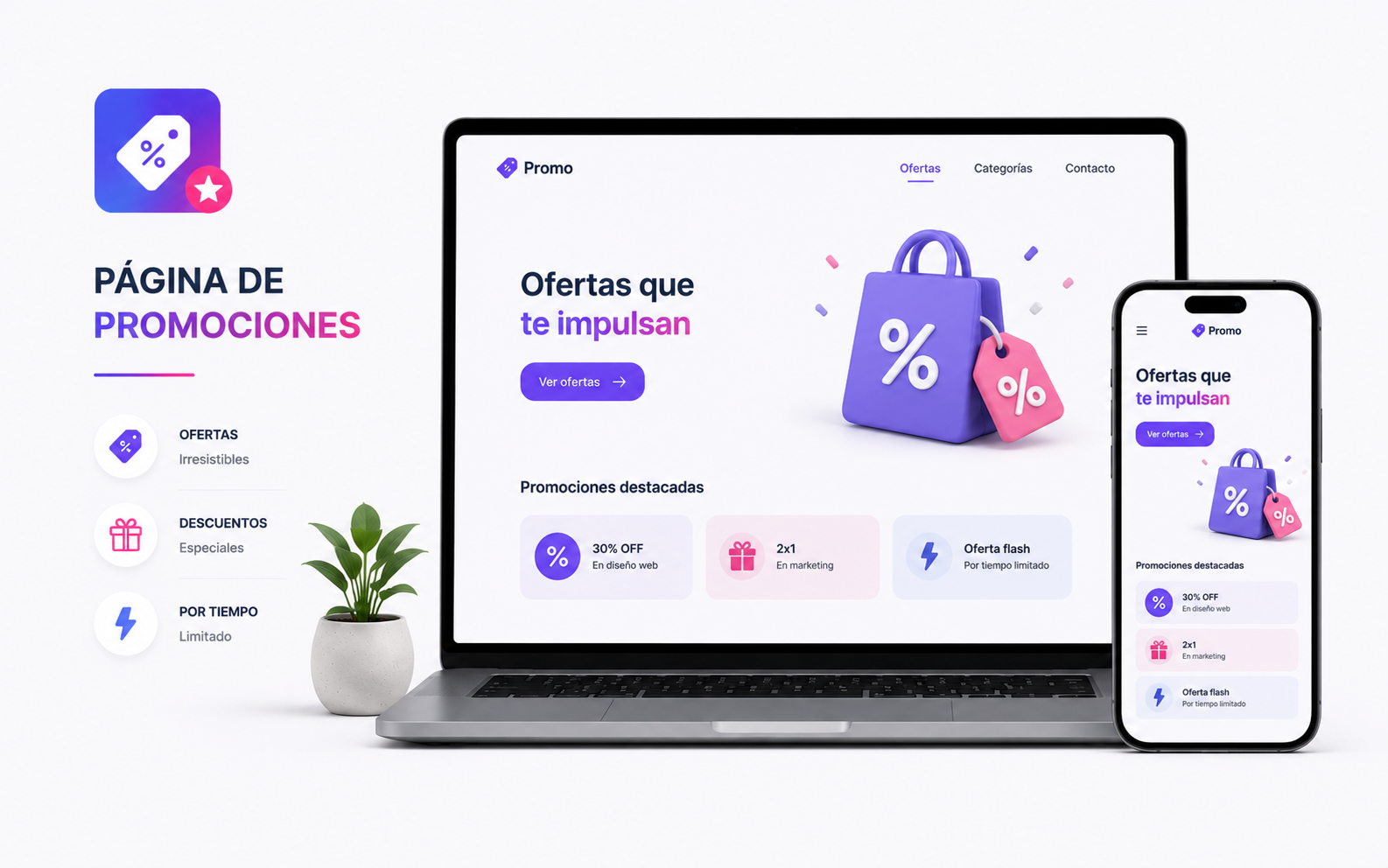Página de promociones digitales
