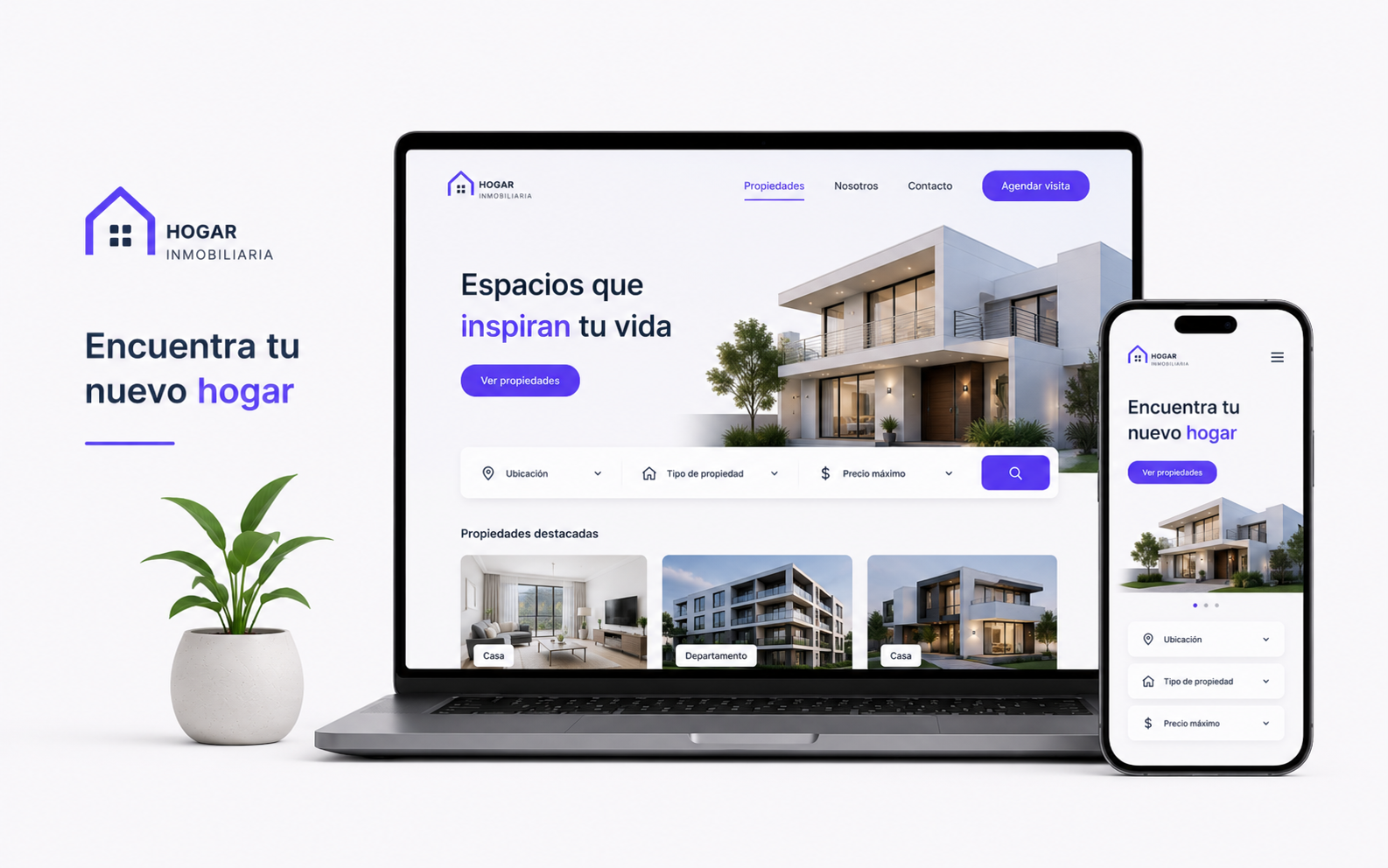 Sitio para inmobiliarias